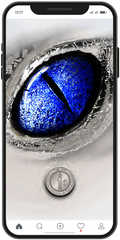 Wallpaper 3D con el ojo del Blue Eyes White Dragon