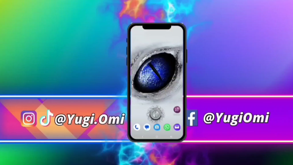 Wallpaper 3D con el ojo del Blue Eyes White Dragon